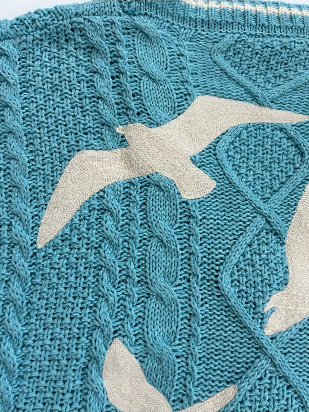 Taylor Swift 1989 Cardigan Taylor’s Version
M/L
Embroidered Seagulls
Cable Knit - Picture 10 of 14